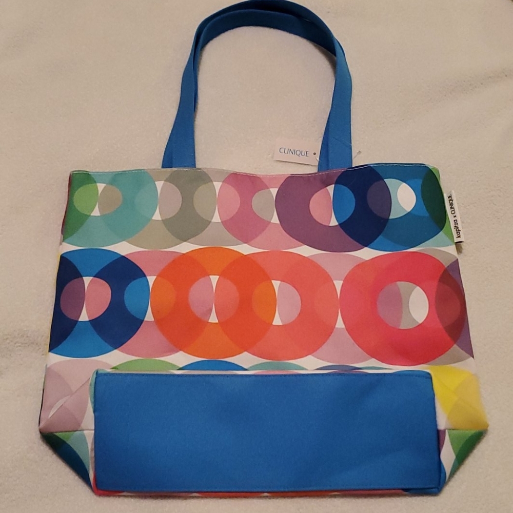 NWT Kapitza x Clinique Large Multi-Color Tote